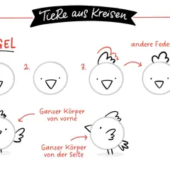 Tiere einfach zeichnen: Schnelle Schritt-für-Schritt-Anleitungen