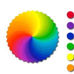Farbrad zeigt Farben und ihre Bedeutungen. Grün steht für Frische, Natur und Wachstum, die komplementärfarbe grün ist Rot.