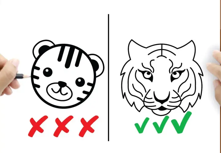 Tiger malen einfach: Schritt-für-Schritt Anleitung für Anfänger