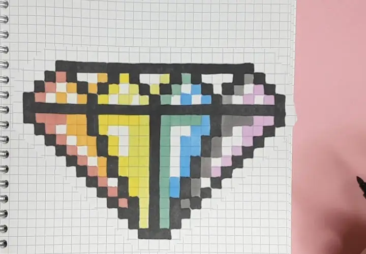 Pixel Art auf Papier malen: Einfache Anleitung & Vorlagen