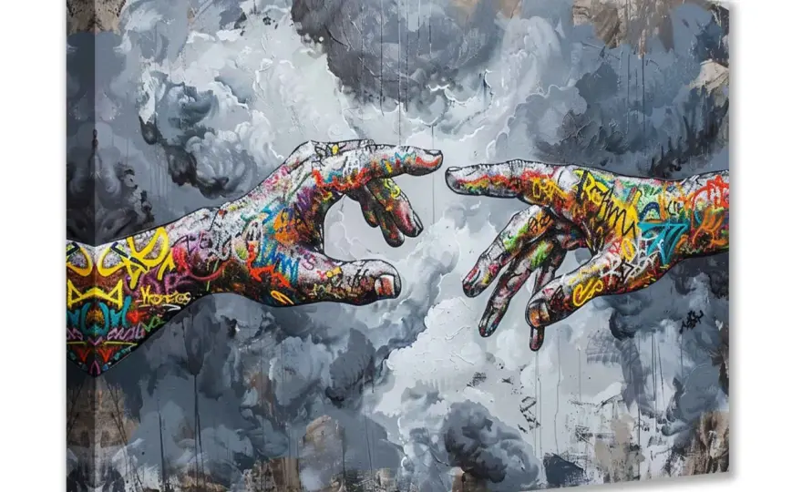 Graffiti auf Leinwand: Kunst malen, kaufen & Inspiration