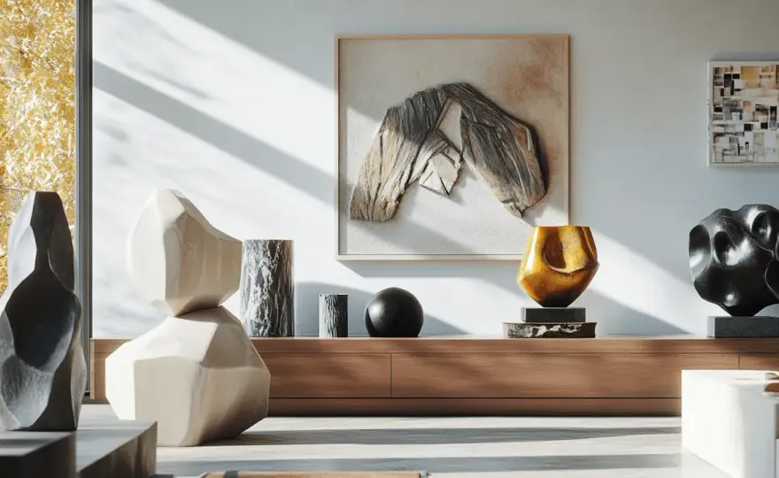 Große Skulpturen fürs Wohnzimmer: So finden & inszenieren Sie Ihr Kunstwerk