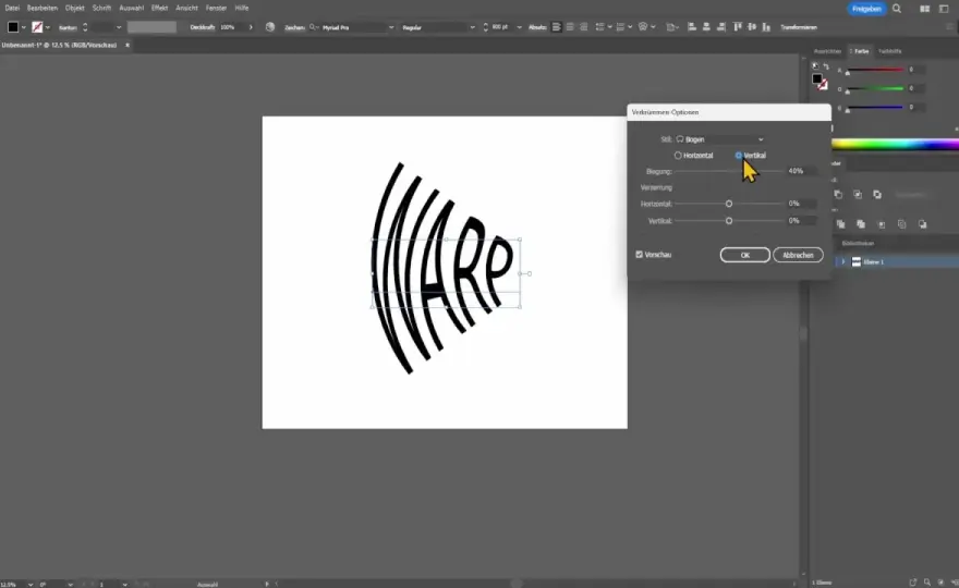 Illustrator: Verschlungene Buchstaben meistern – so geht's!