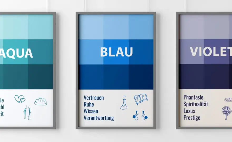 Blau in der Farblehre – Wirkung, Mischung & Einsatz