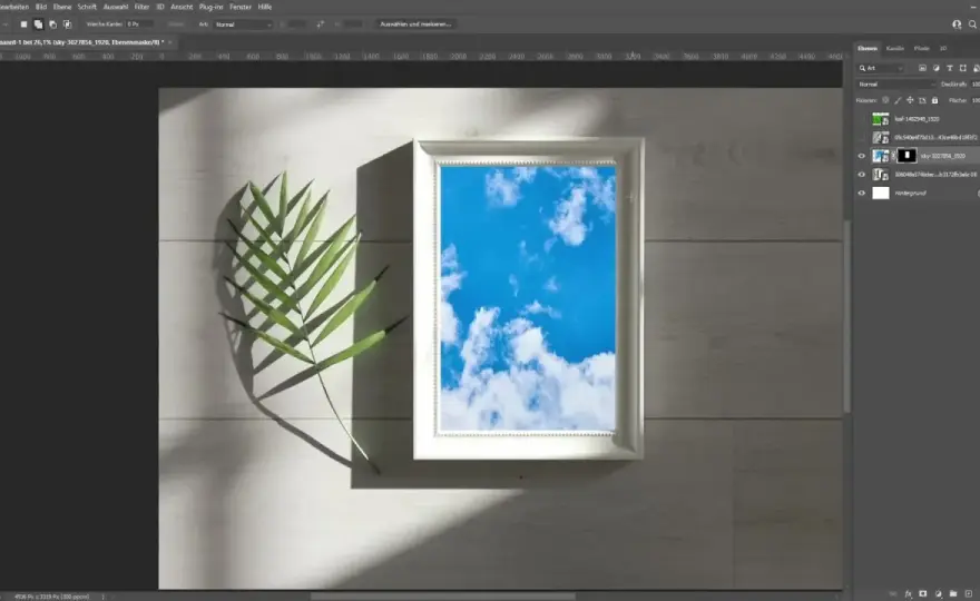 Photoshop Mockup - So präsentierst du digitale Kunst glaubwürdig