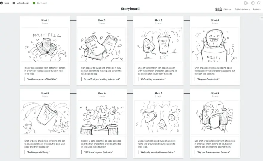 Storyboards digital - So planen Sie Animation & Motion Design