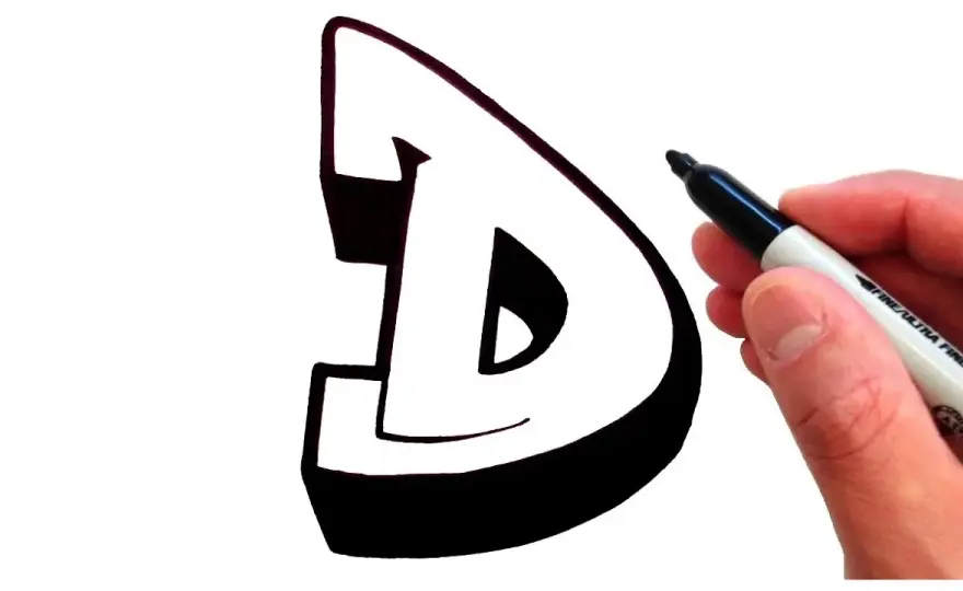 Graffiti 'D' lernen: Anleitungen, Stile & 3D-Effekte