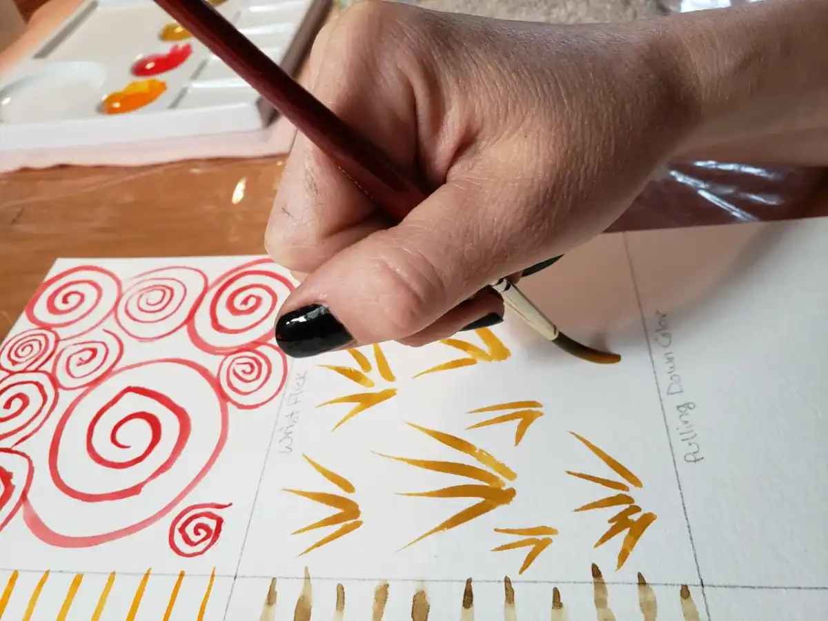 Duktus in der Kunst - Pinselspur, Wirkung und Übungen