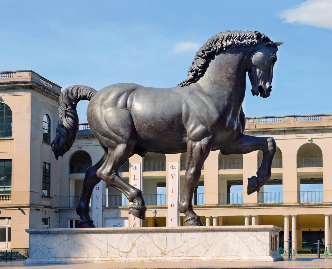 Sforza Pferd Leonardo da Vinci Rekonstruktion