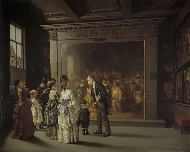 Rembrandt Nachtwache Komposition Chiaroscuro Details