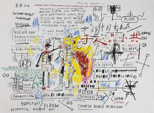 Jean-Michel Basquiat SAMO Graffiti vs. Gemälde Galerie