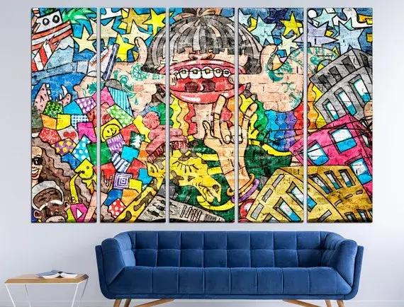 Graffiti auf Leinwand kaufen
