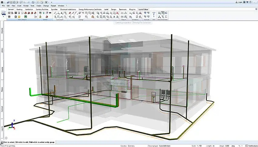 CAD Systemplan Gebäudetechnik