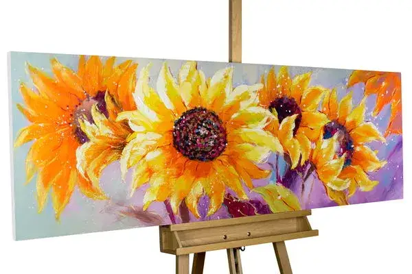 Sonnenblumen Gemälde verschiedene Stile