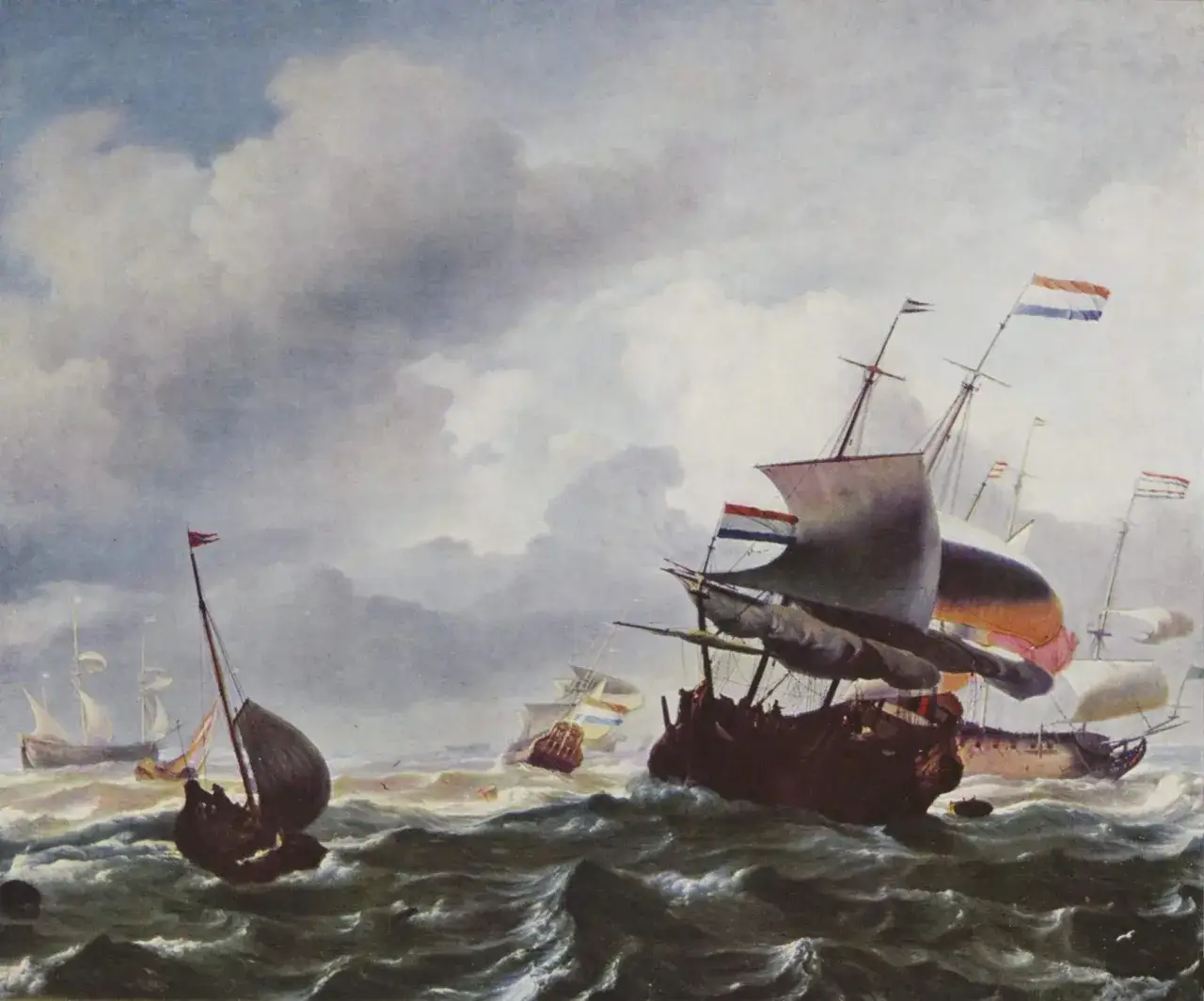 Ludolf Bakhuizen Schiff im Sturm Gemälde