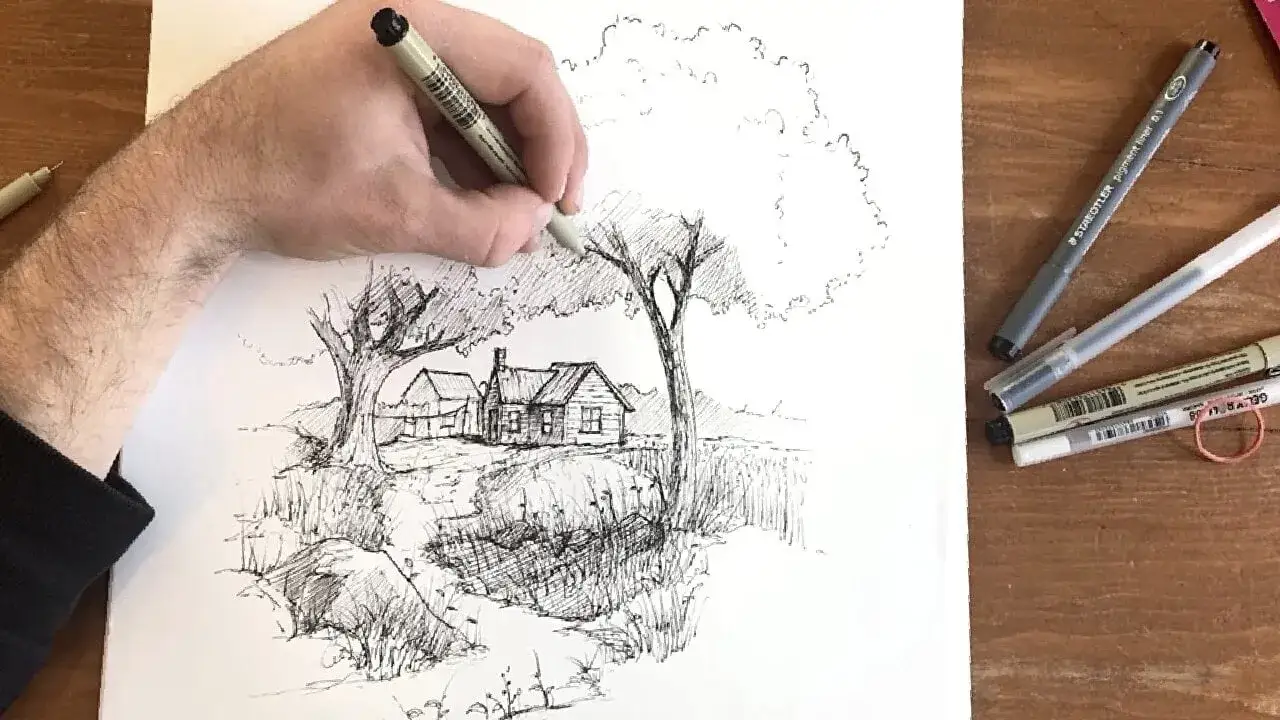 zeichenmaterial anfänger bleistift fineliner